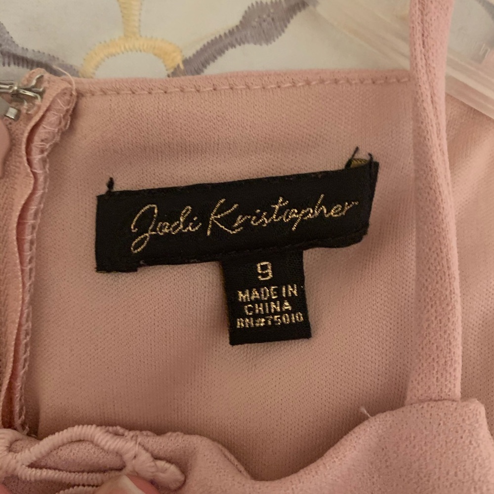 Jodi kristopher light pink dress